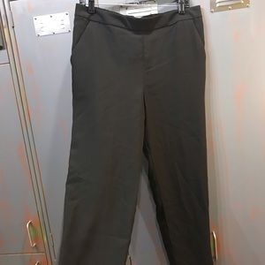 Express black dress pants ankle cropped